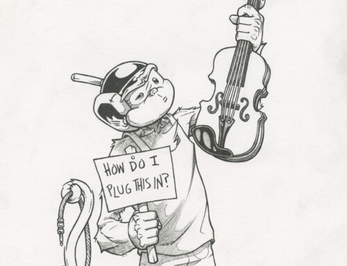 INKTOBER 2024 Day #30: VIOLIN